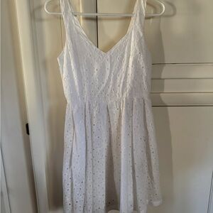 Elegant White Midi Sundress